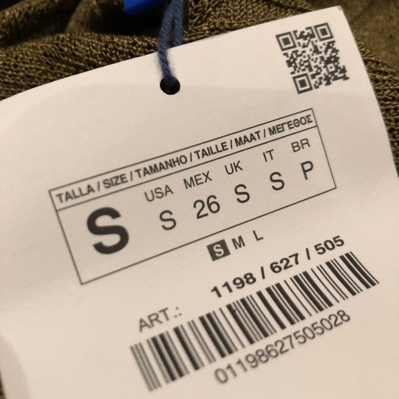 Zara Ribbed Rustic T-shirt - Picture 6 of 6